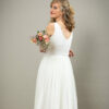 Kurzes Brautkleid mit Rückenausschnitt und Tüllrock - Milena – Bild 4