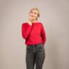 Roter Basic Pullover - Aennie – Bild 3