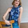 NECKHOLDER TOP MIT SCHLEIFE – NAOMI – Bild 2