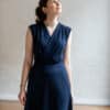Elegantes Kleid mit V-Auschnitt - Ada