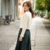 Brautjacke in wollweiss - Megan – Bild 6