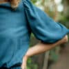 WINTERSALE Maxikleid mit Puffärmeln - LUISA – Bild 4