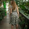 Midi Kleid mit Faltenrock - Mathilda – Bild 8