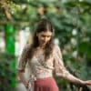 Wickelbluse mit feinem Muster - Vivian – Bild 3