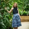 Baumwollrock mit Taschen in BLUE GARDEN - Livia – Bild 6