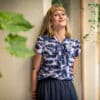 Schluppenbluse mit feinem Muster - Cosma – Bild 5