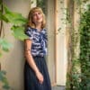 Schluppenbluse mit feinem Muster - Cosma – Bild 7