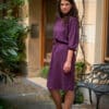 Tailliertes Kleid mit weiten Ärmeln- Lara