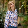 Anouk LANG Lässiges Longsleeve Sweatshirt Konfettiprint – Bild 2