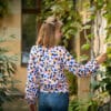 Anouk LANG Lässiges Longsleeve Sweatshirt Konfettiprint – Bild 5