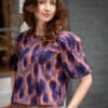 Elegante Bluse mit Puffärmeln - LUISA