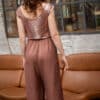 Pailettentop in Roségold - Amanda – Bild 7