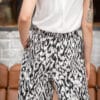 Schwarz-weisse Sommerhose - Siena – Bild 7