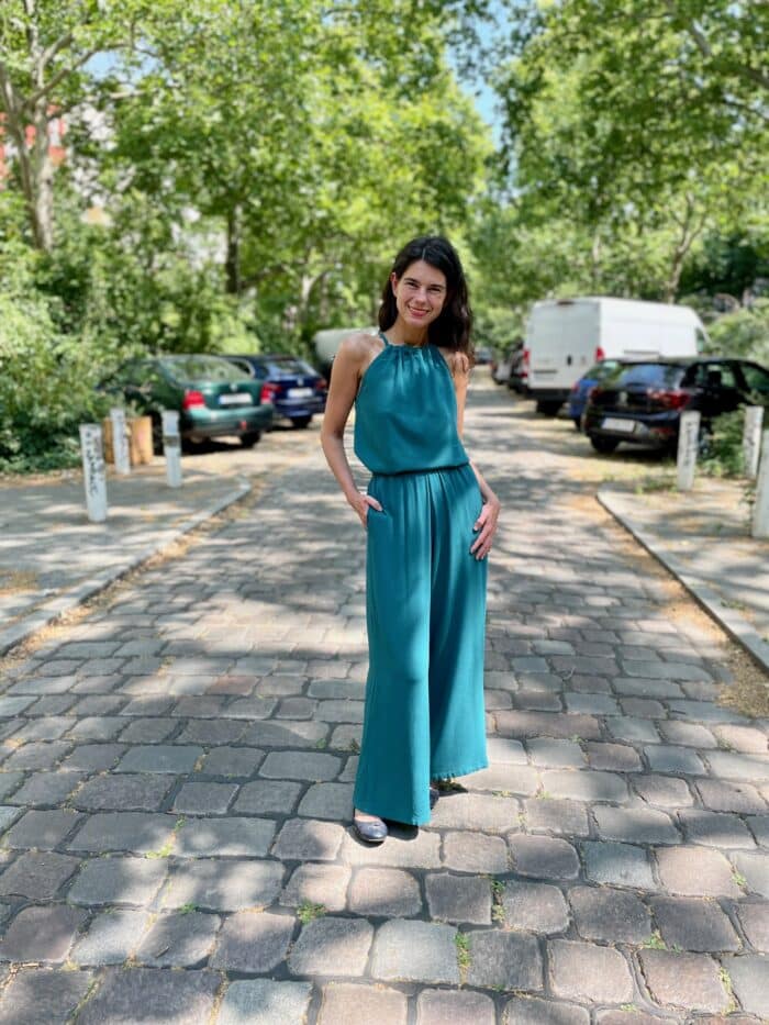 WEITE SOMMERHOSE IN Türkis – Milano – Bild 2