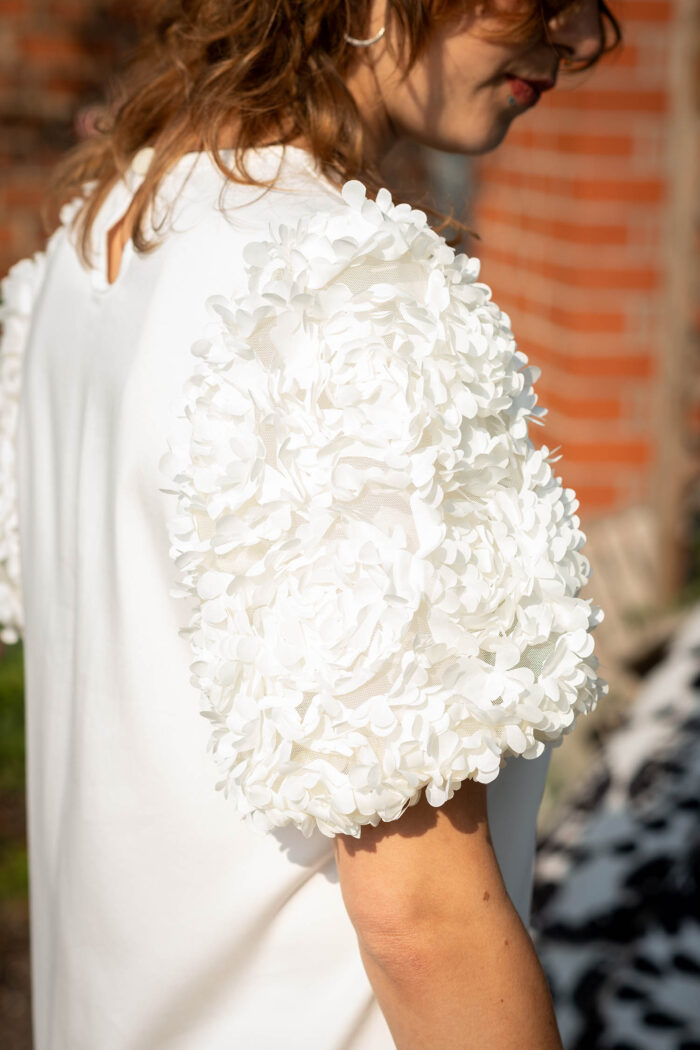 Kurzes, modernes Brautkleid in A-Linie – CHLOÉ – Bild 8