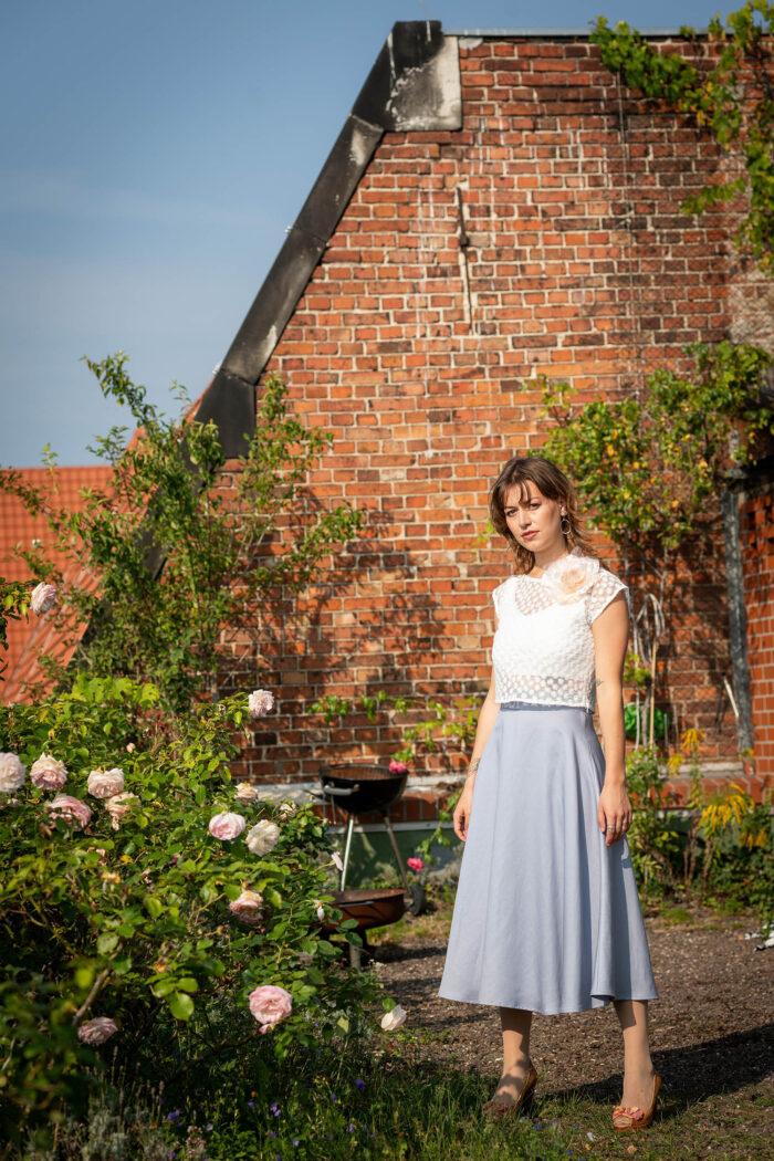 Brauttop aus zarter Spitze - Rosie – Bild 3