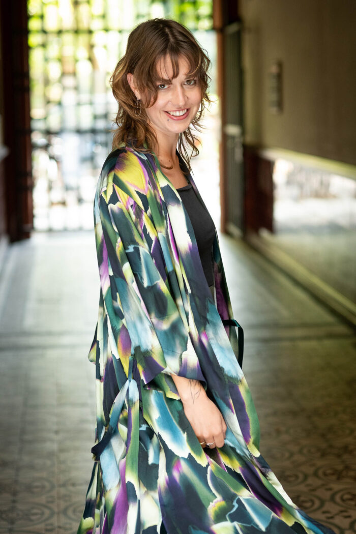 LANGER, LUXURIÖSER KIMONO – AIKO – Bild 3