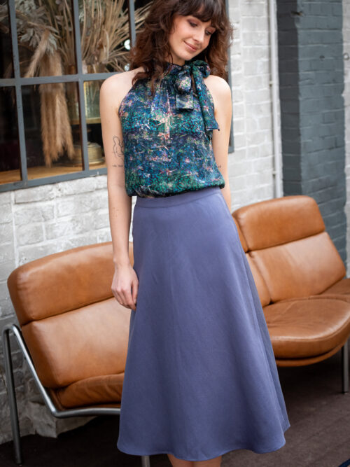 Midirock in indigoblau - Jules