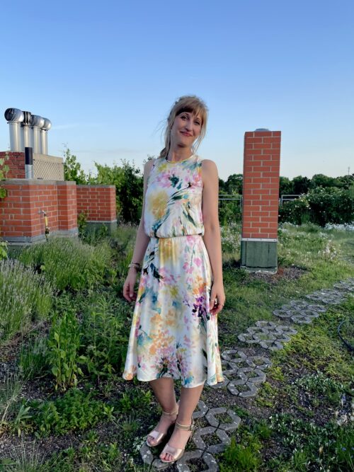 Sommerkleid mit Blütenprint- Inga
